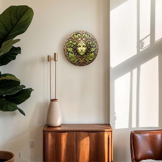 Decoración de Pared de Metal 2D Árbol Mujer para Jardín Exterior miniatura 4