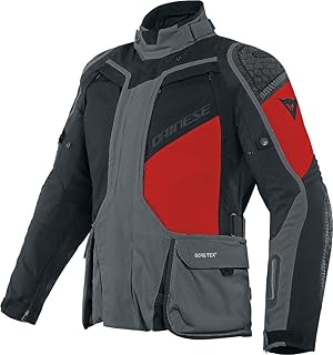 Dainese D-Explorer 2 Gore-Tex Motorrad Textiljacke Schwarz/Grau/Rot 50