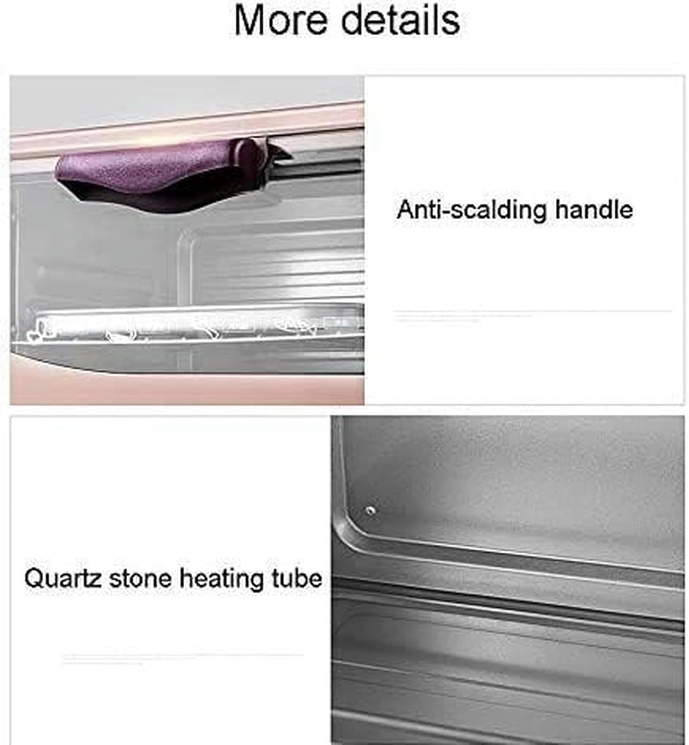 AMNOOL Mini Electric Oven Home Multifunctional Baking Oven Trifle Bread Hob Grill Home Small Baking Cake Pizza Oven 9L Mini Ovens (Color : Pink) Useful-1*