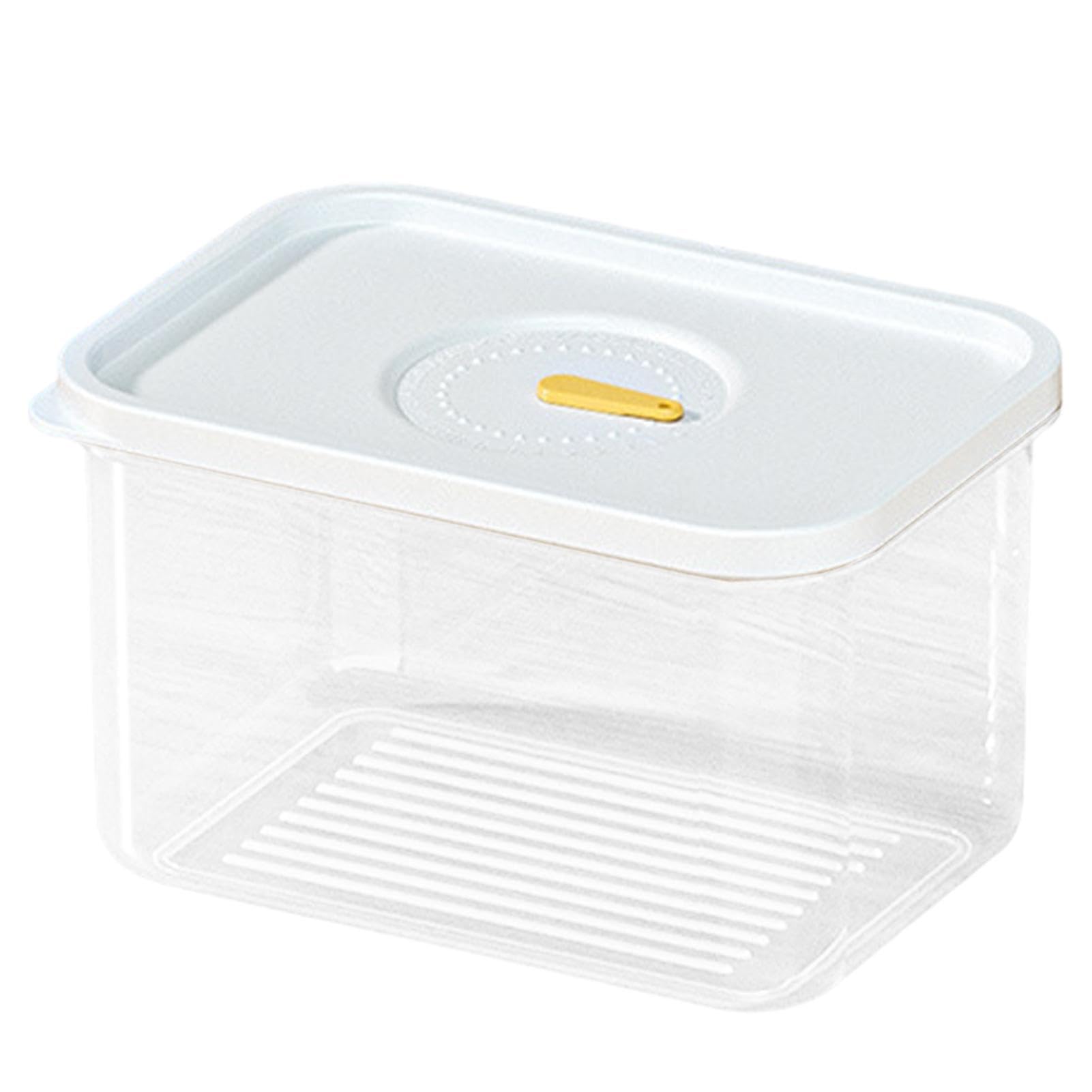 Raw Meat Fridge Container - Fruit Containers For Fridge | Salad Crisper Box | Meat Storage Box | Bacon Lunch Meat Container | Meat Storage Containers | Airtight Lunch Meat Saver For Refrigerator