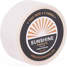 1522 3M Wig Tape Roll 3/4" x 3 Yards, Premium Hair Replacement Adhesive, Doublesided Transparent Tape