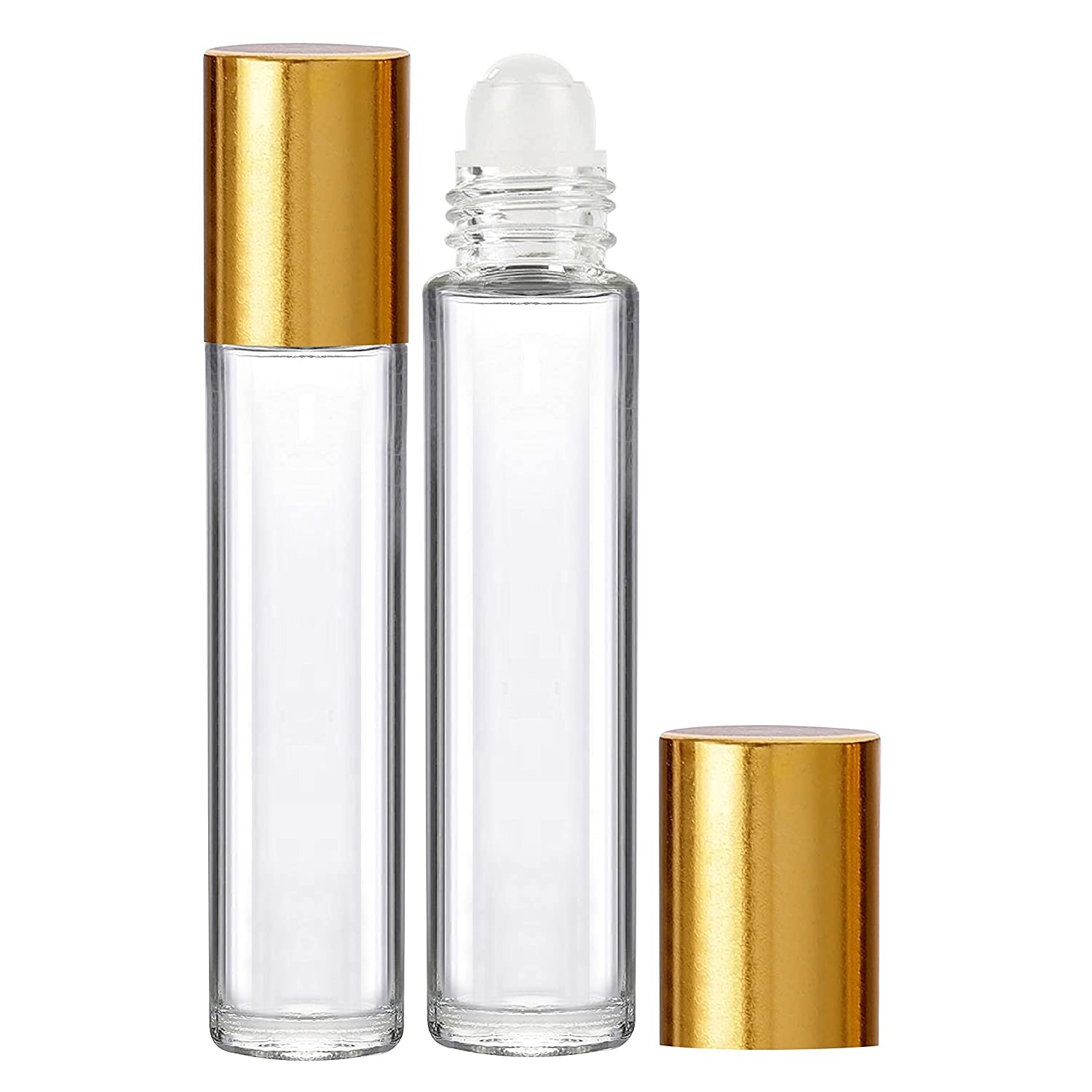 BH PLAST10ml Empty Refillable, Reusable Roll on Glass Bottles For Essential oils, DIY Perfumes, Attar, Lip Balm, Aromatherapy, Multi-Purpose,(Pack Of 10)-image-36