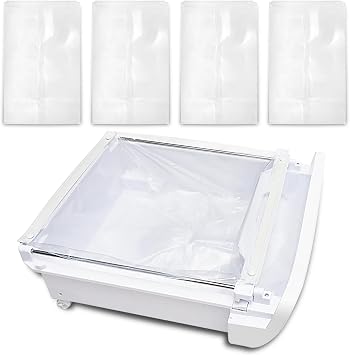 80-Pack Cat Litter Box Liners Compatible with Petsnowy Litter Box, Self-cleaning Waste Drawer Bags for Automatic Cat Litter Box, Clear and Durable Liner
