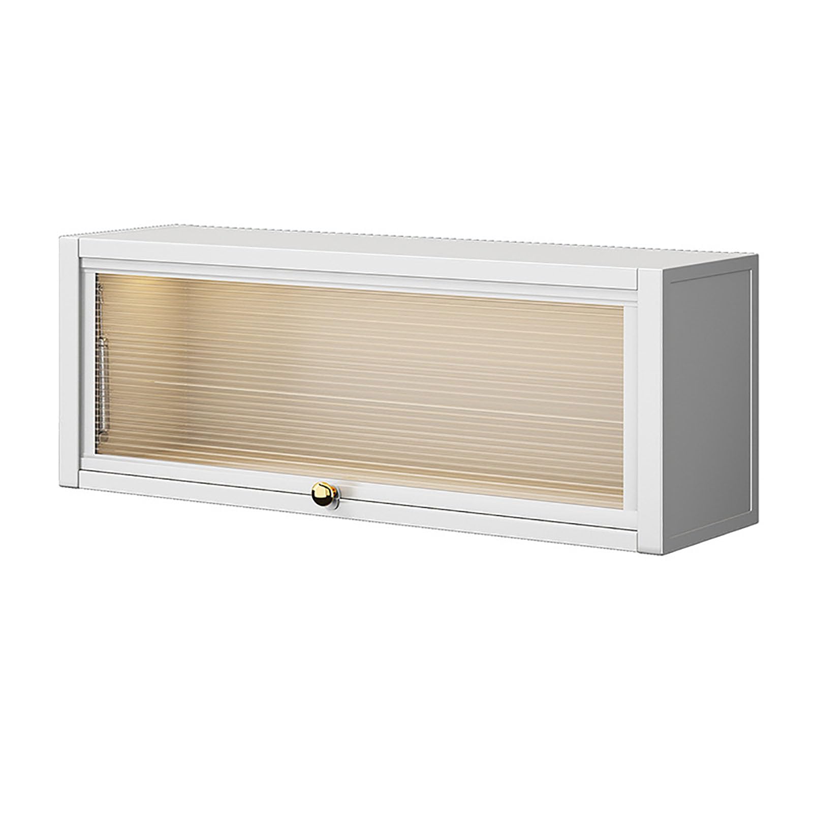 Inless - Armadietto da cucina a parete in acciaio – ribaltabile per dispensa, bagno e piccoli – mensola sospesa in metallo, 39,9 x 22,1 x 35,1 cm