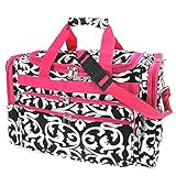 World Traveler Pink Damask Duffle Bag 13-inch