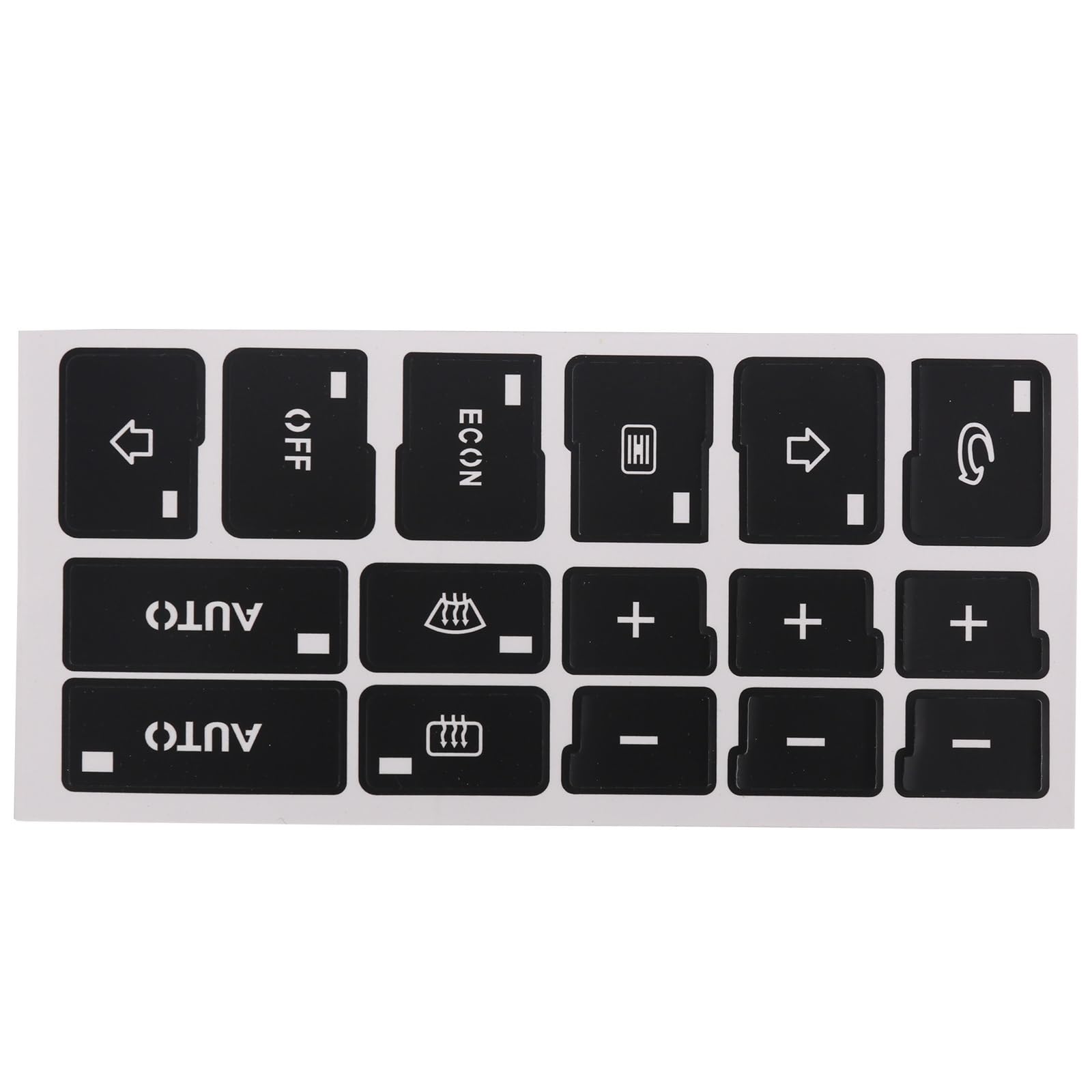 Dash Button Sticker Compatible with for A4 B6 B7 2000 2001 2002 2003 2004 Car Air Condition Ac Climate Control Button Repair Stickers Decals