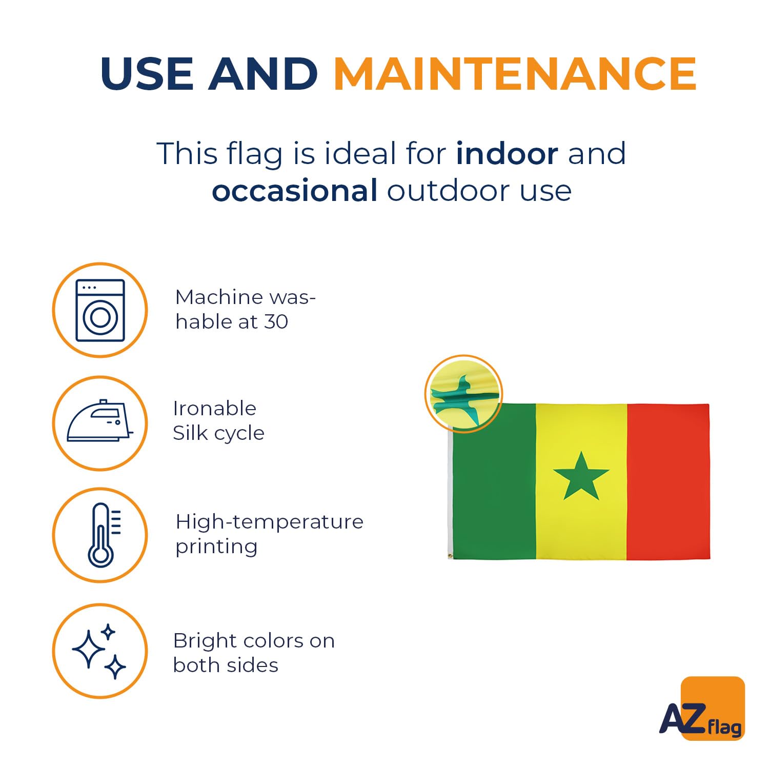 AZ FLAG - Sierra Leone Flag - 2x3 Ft - 100D Polyester Sierra Leonese Banner with Two Metal Grommets - Fade Resistant - Vivid Colors - 2' x 3' Feet - 90x60 Cm — view 21