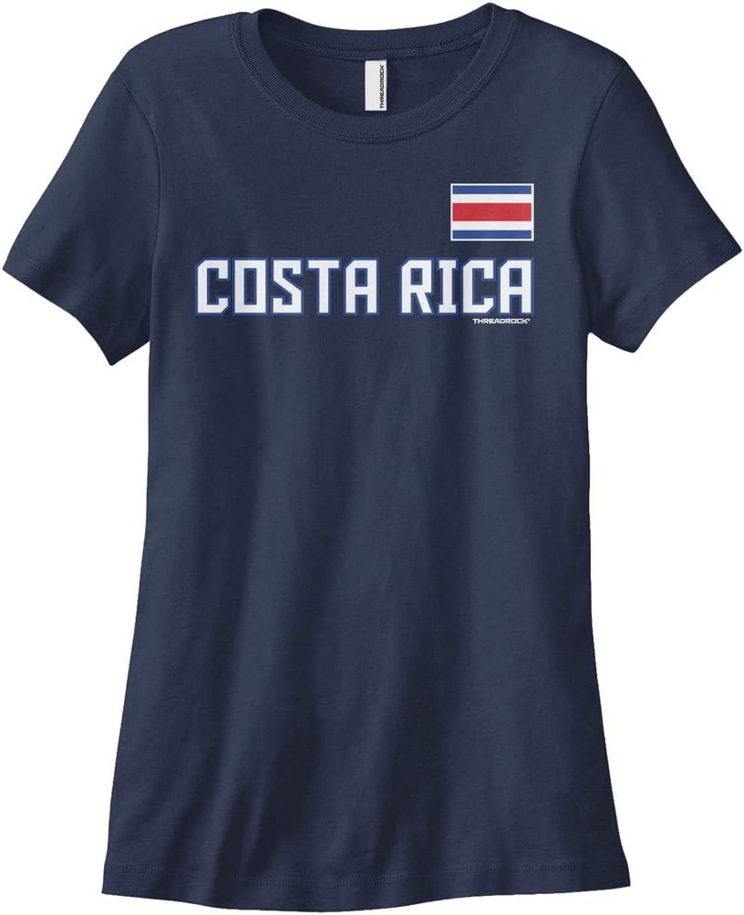 Threadrock Women's Costa Rica National Pride T-Shirt