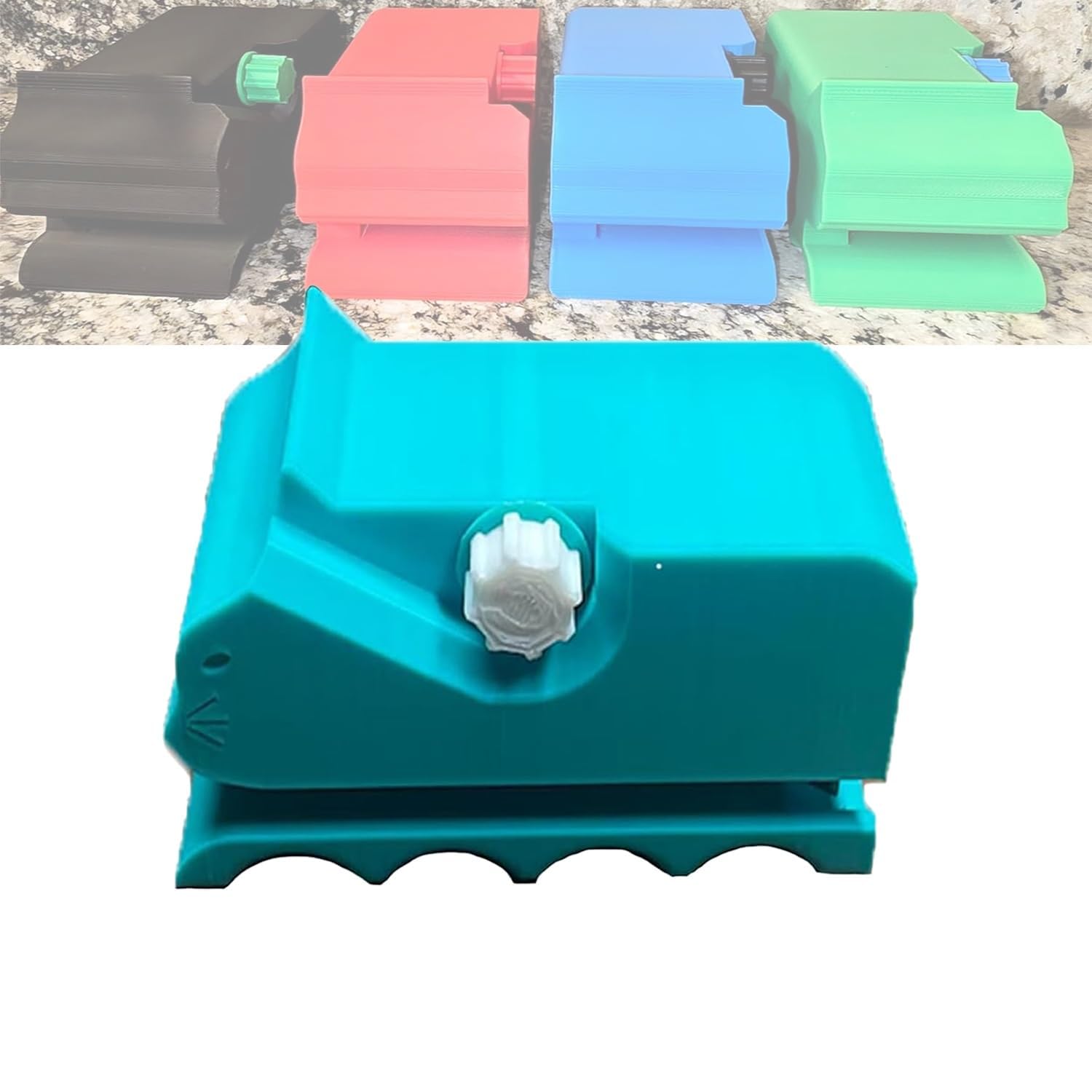 3D-gedruckter Kartonschneider Für Katzenkratzbretter – DIY-Kratzbaum-Werkzeug In Blau