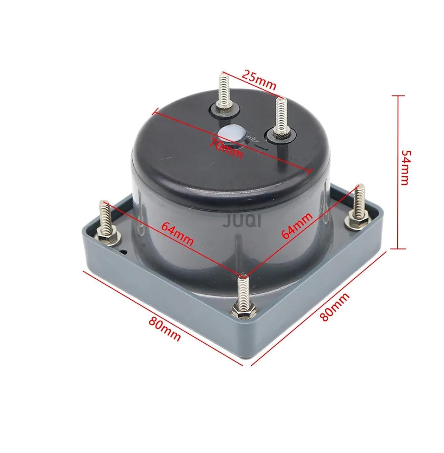 63L7-Hz Pointer Type AC220V 380V Analog Panel Frequency Meter Tester Gauge Hertz Indicator 45-55Hz Meter 80x80mm(380V)