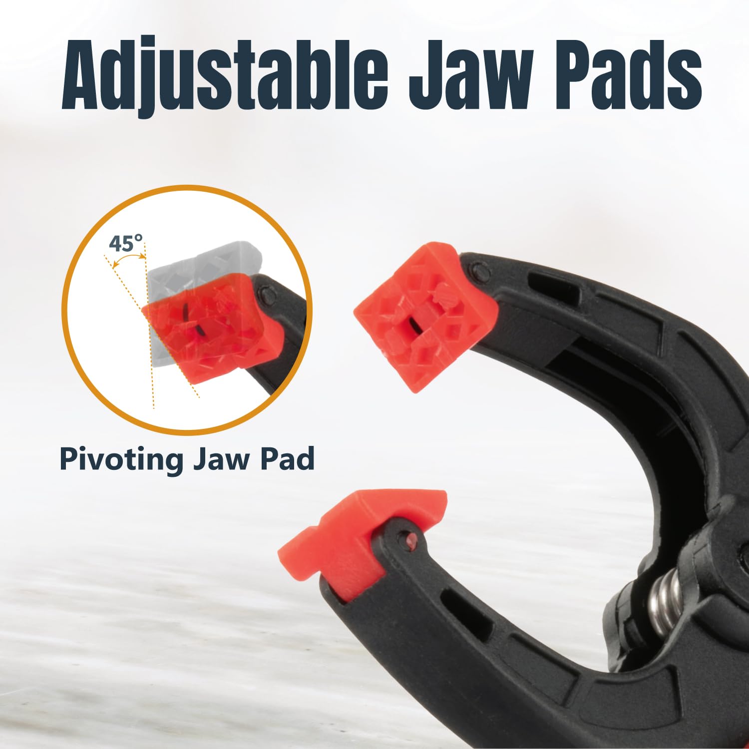 POWERTEC 71018 - Juego de mini abrazaderas de resorte, 10 piezas