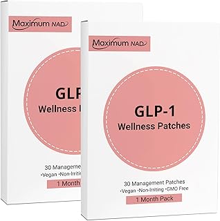 GLP-1 Wellness Patches - 60 Count, Natural Ingredients, Health Support & Physical Management, Vegetarian Friendly, Non-irritating and Easy to Remove
