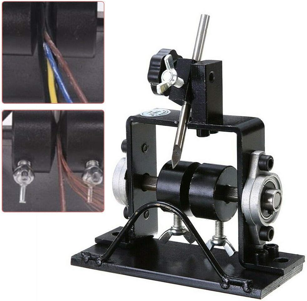 LiFuJunDong Manual Wire Cable Stripper,Copper Wire Stripping Machine, for Recycling Wire Scrap Wire Recycle 0.03-0.78''