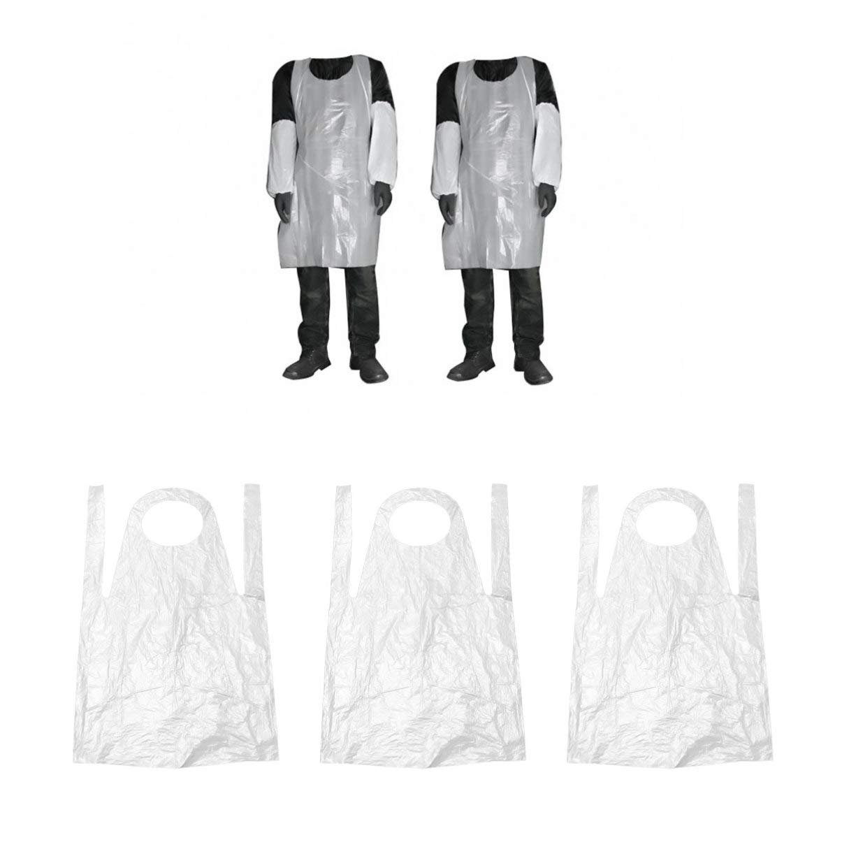 Unomor 100pcs Box Disposable Tattoo Apron Heavy Duty Industrial Protective Work Smock