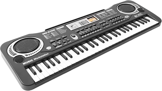 electronic keyboard piano, 61 keys digital piano, portable keyboard piano for beginners, gift, teaching for beginners, keyboard instrument electric piano, kids