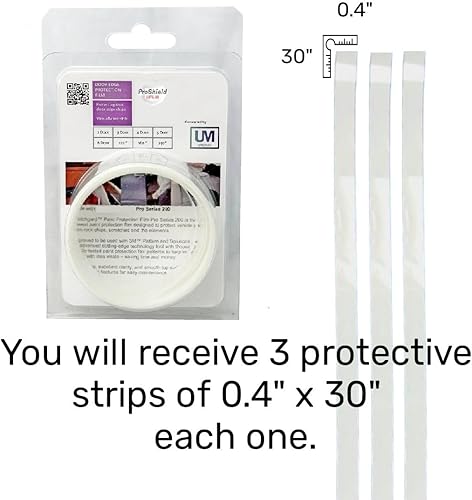 Miniatura 2 de 3M-3 Protector de Borde de Puerta, Película Protectora de Pintura, Guarda de Puerta de Coche Scotch, PPF Precortada, Ajuste Universal para Coches,