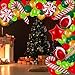 Bonropin Christmas Balloon Garland Arch kit 125 PCS with Red Gold Dark Green Balloon Fresh Green Balloon and Candy Balloons Gift Box Balloons Red Star Balloons Rich for Christmas Party Decorations