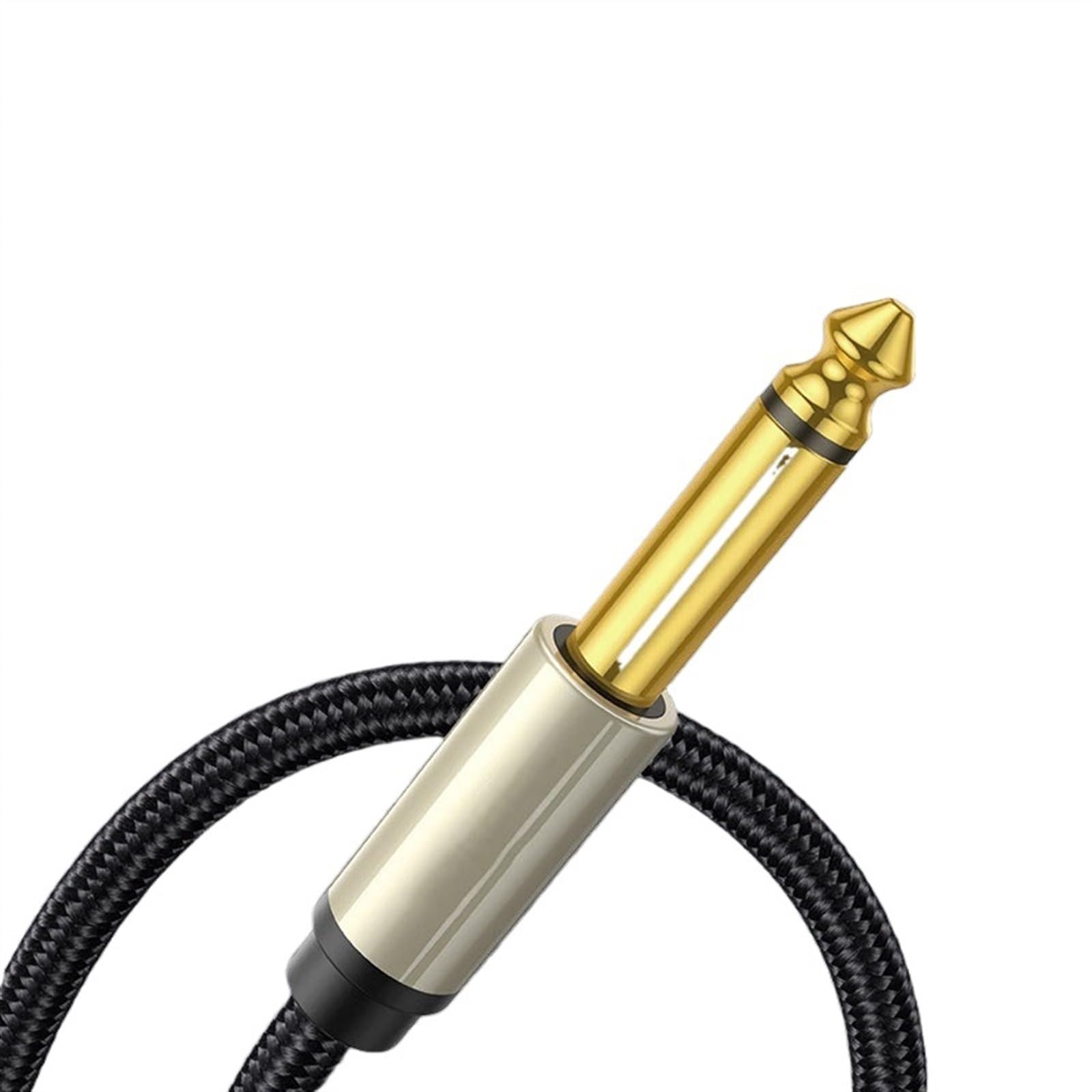 Cables para instrumentos Cable De De 6,5 Mm Cable De Conexión Macho A Macho De 6,35 Cable Adaptador Para Mezclador De Guitarra Eléctrica Y Micrófono(5 meters)