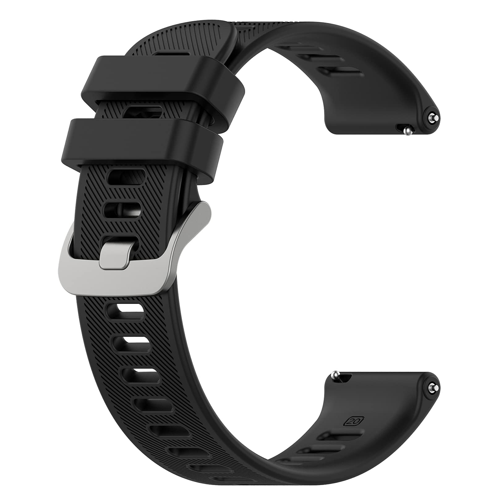 AWADUO 20mm Zweifarbig Ersatz Silikon Handgelenk Band für Ga