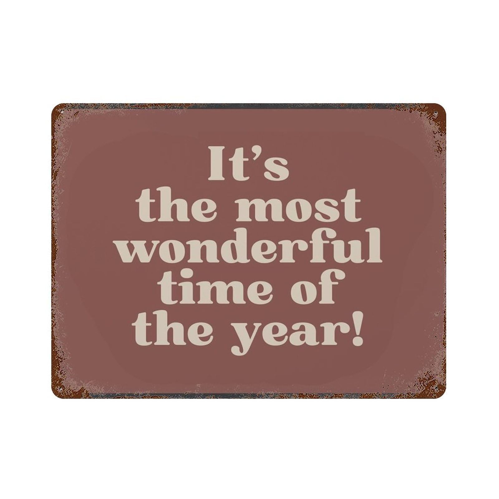 xiaoxiaoshen Its The Most Wonderful Time of The Year (2) Wall Decor Art Metal Tin Poster Modern Home Decor Art Home Bar Shop Decorations Vintage Sign 30x40cm