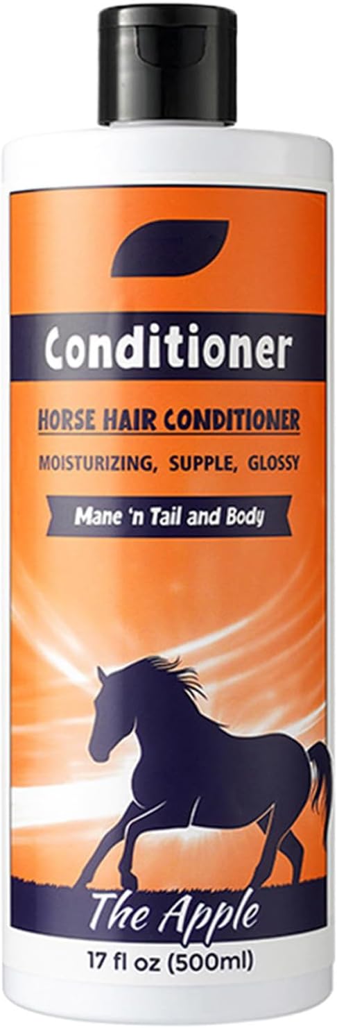 – Mane and Tail Conditioner - Deep Nourishing Tail and Mane Shampoo 500ml Conditioner,Horse Grooming Supplies, Coat Cleanser Shower Gel for Cleansing and Conditioning