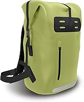 Vista 8 de Mochila impermeable, mochila de senderismo resistente, mochila seca de 35/55/85L, impermeable para hombres, cierre enrollable, para kayak, viajes