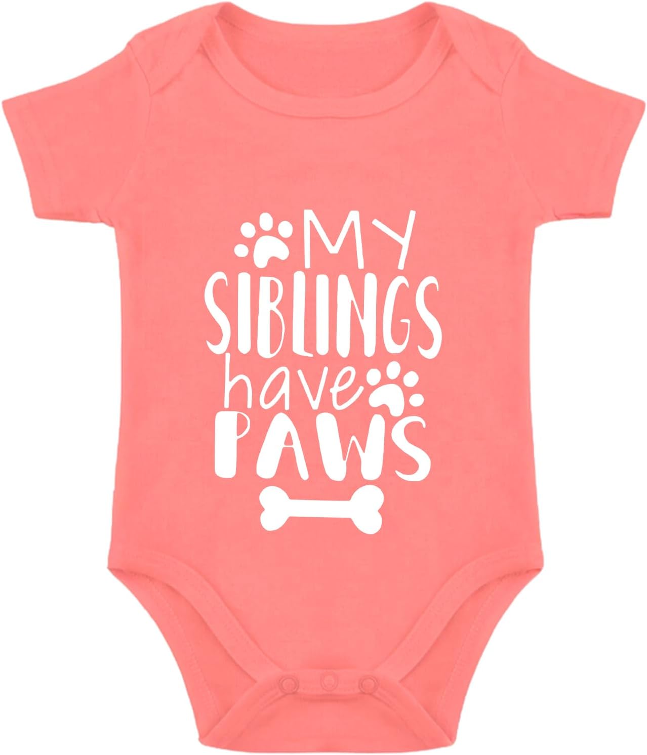 My Siblings Have Paws Baby Bodysuit I Love My Siblings Baby Bodysuits Babies Paws Clothes Unisex
