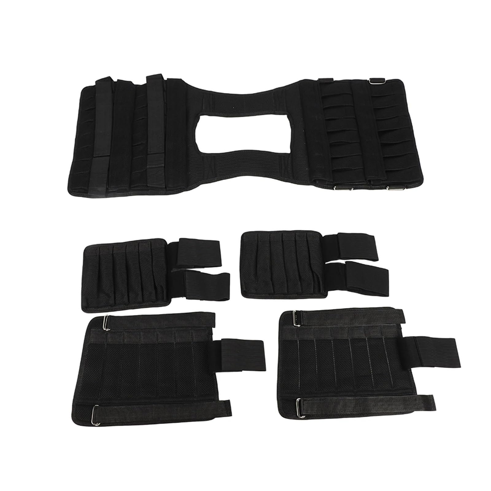 Adjustable Vest Weight Max Loading 15kg 35kg Exercise Weight Loading Cloth Strength Training With 6kg Leg Weight 5kg