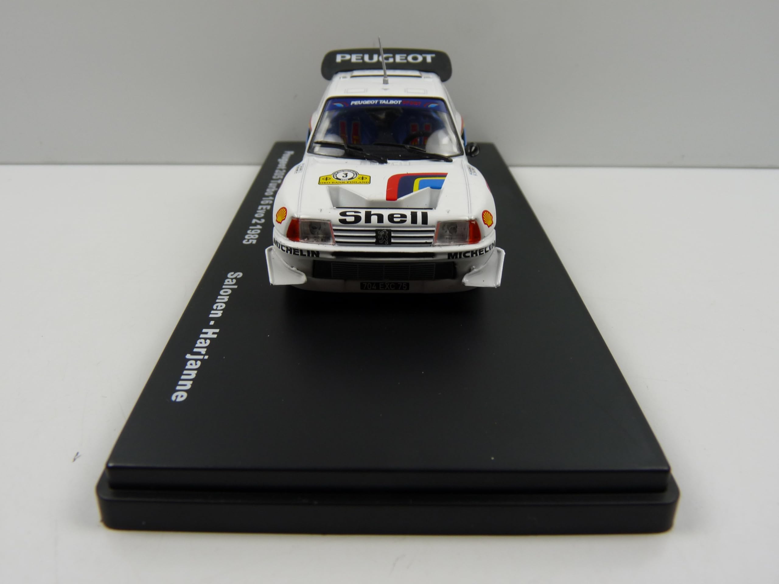 RMX9 1/43 Mexique Rallye WRC : Peugeot 205 Turbo 16 Evo 2 1995 Salonen Harjanne