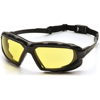 Pyramex Safety Highlander XP Eyewear, Frame/Indoor-Outdoor Mirror Anti-Fog Lens