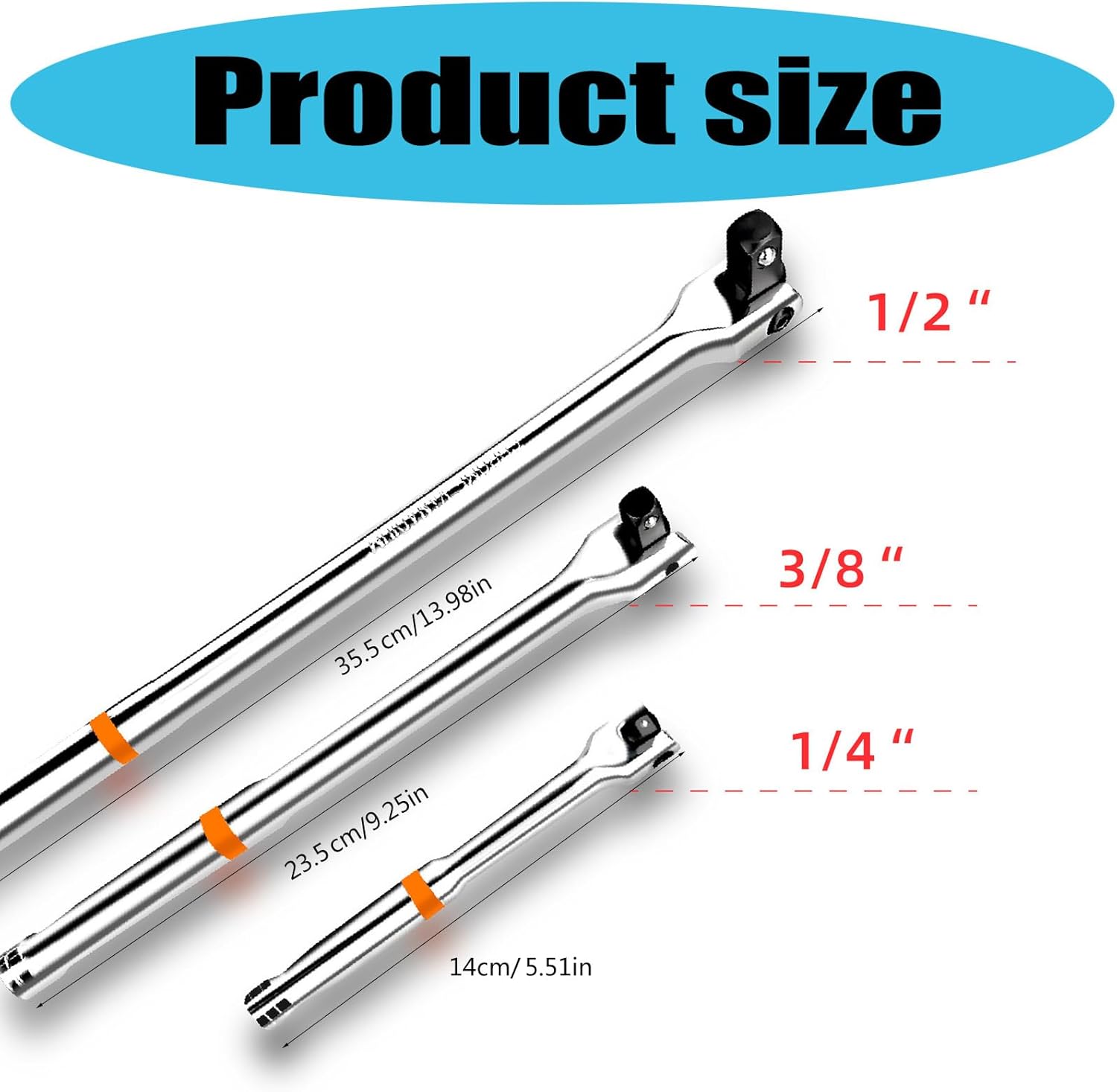 Ergonomic F Rod Sleeve Socket Wrenches Kits for Increased Productivity in Automotive Mechanical Home Improvement Tasks F Rod Sleeve Wrenches