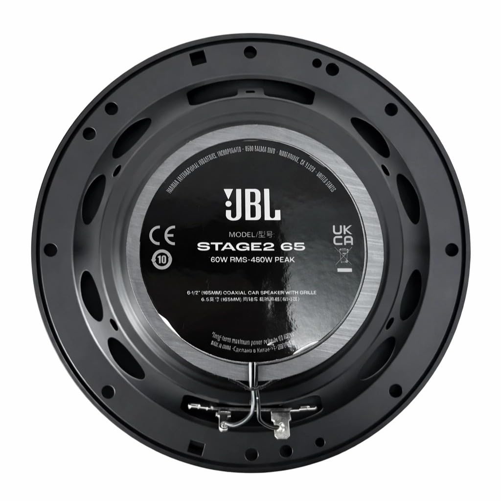 JBL Stage2 GEN2 65 Koaxial Lautsprecher Auto 165mm 6,5 Zoll 60W RMS 480W Max Paarweise