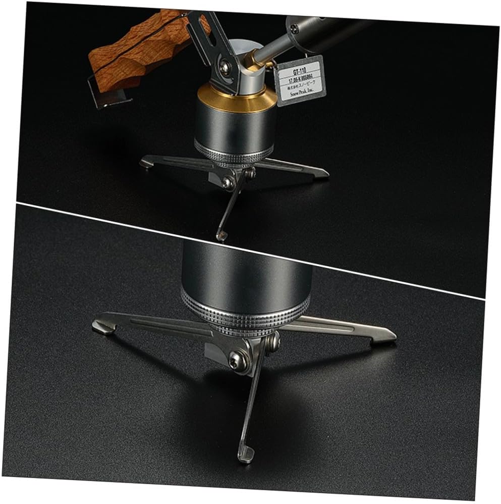 WOONEKY Professional Photography Accessory Gas Canister Stand Adjustable Small Tripod for Phone Camera and Lamp