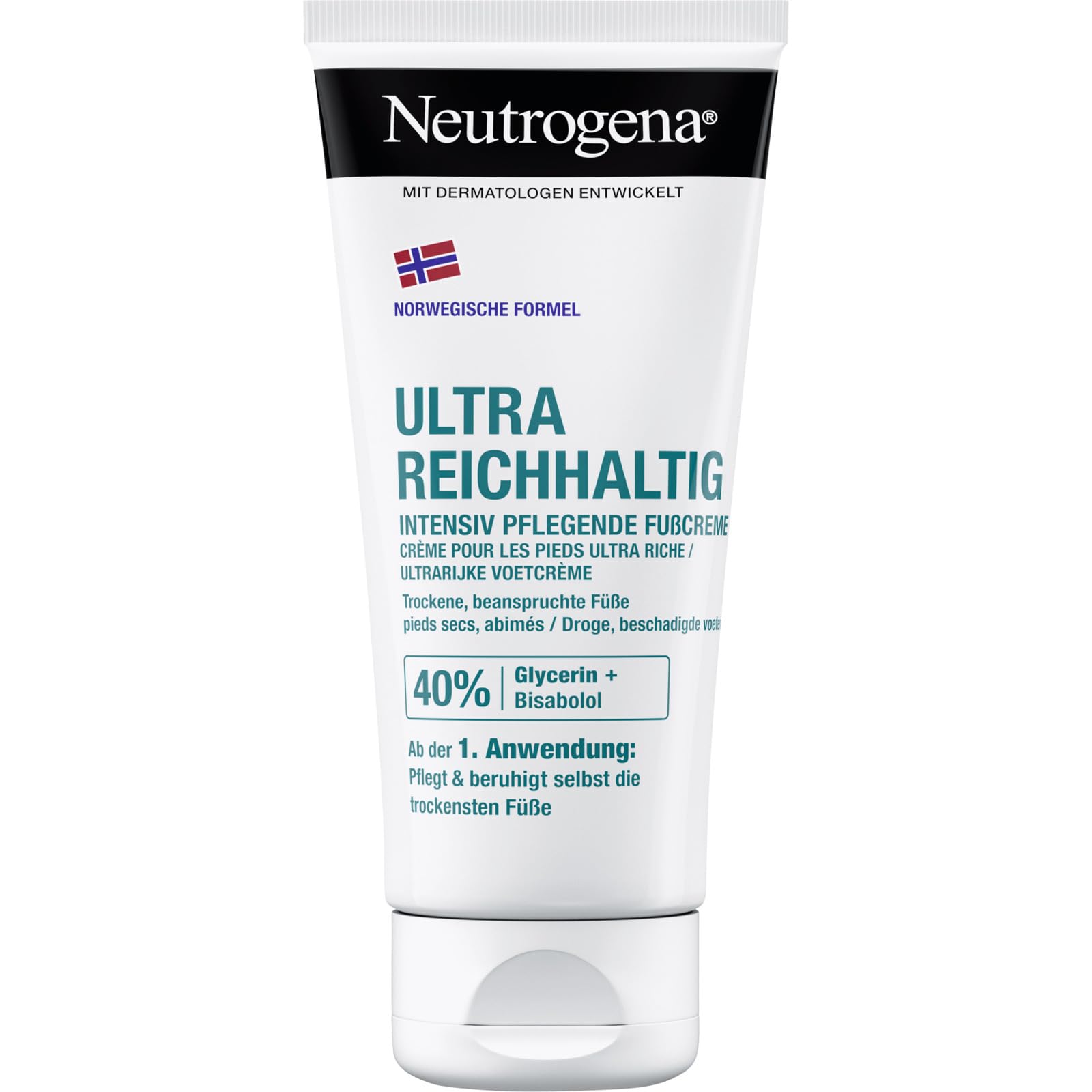 Neutrogena Crema Per Piedi Con Formula Norvegese, Idratante Per Piedi Secchi, Umidità 24 Ore, 100 Ml-image