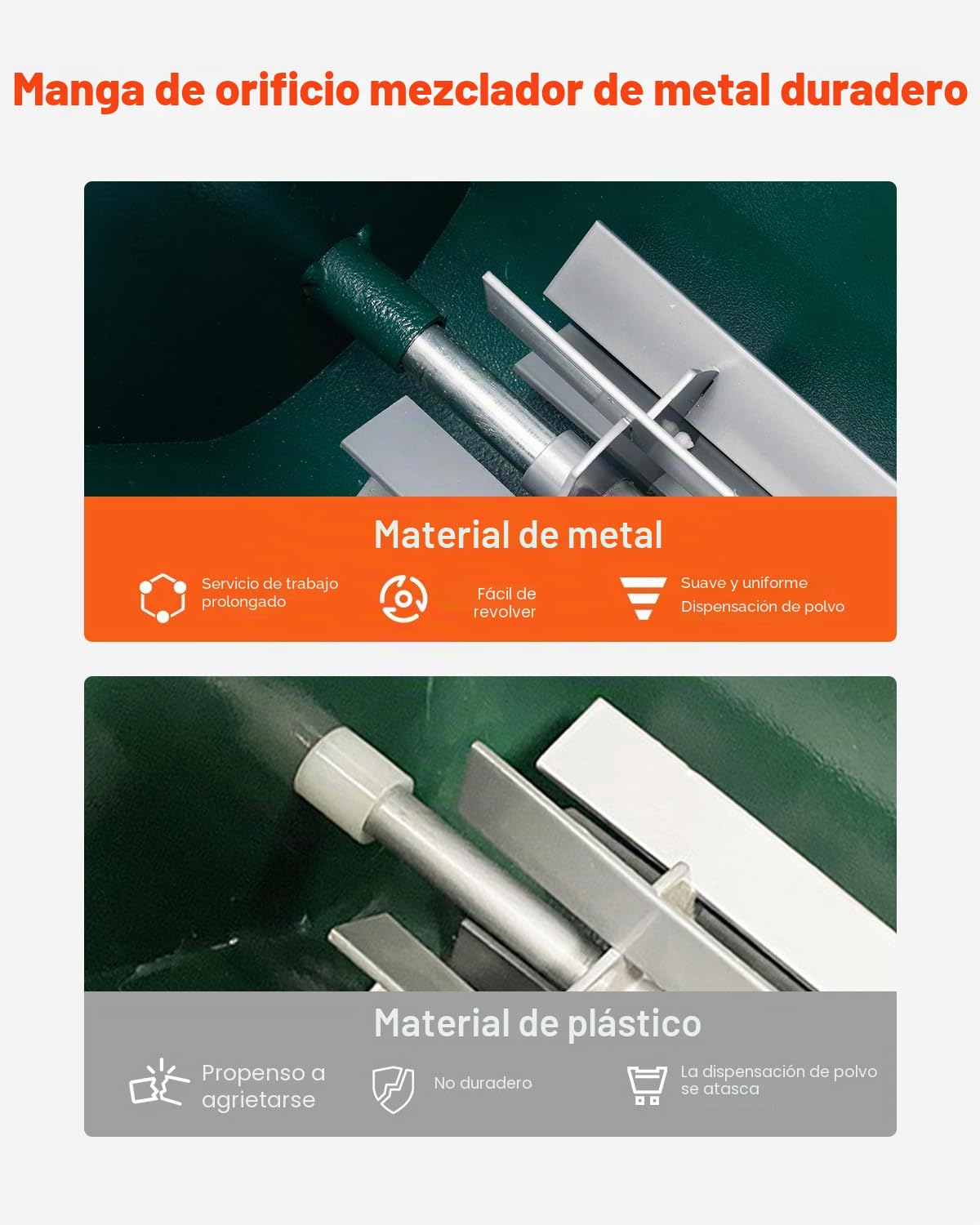 VEVOR Marcador de Línea Seca con 4 Ruedas, Ancho de Raya 50/100 mm, Marcador de Línea Ajustable con Mango de Ajuste de Goma, Capacidad de Polvo Seco de 29,5 kg para Campo de Béisbol y Sóftbol, Verde