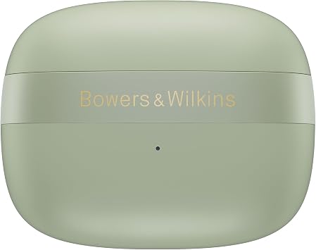 Bowers & Wilkins Pi8 wireless True Wireless headphones with active noise cancellation Bluetooth AptX charging case with wireless audio transmission – jade green