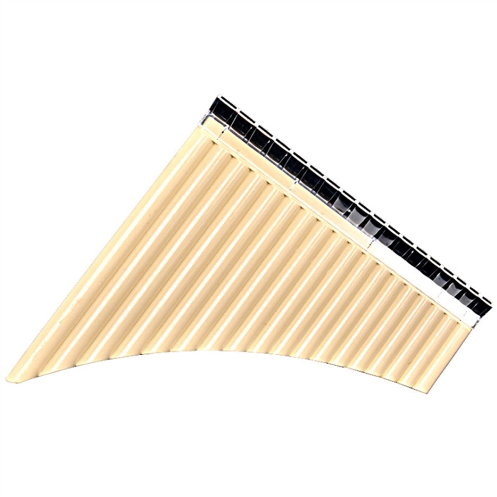Zampoñas Pan Flute 18 Pipes Panpipe Resin para Estudiantes Instrumentos Musicales Instrumento De Viento De Madera