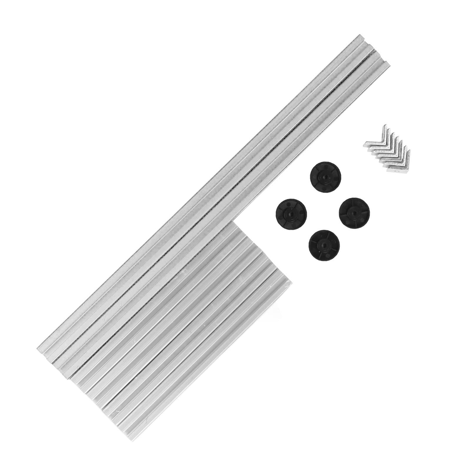 Custodia per Computer ATX Fai-da-te, Custodia per Computer con Telaio Aperto in Lega di Alluminio, Kit Fai-da-te per Telaio della Scheda Madre per Banco di Prova per PC, per Giochi, Casa(D'argento)