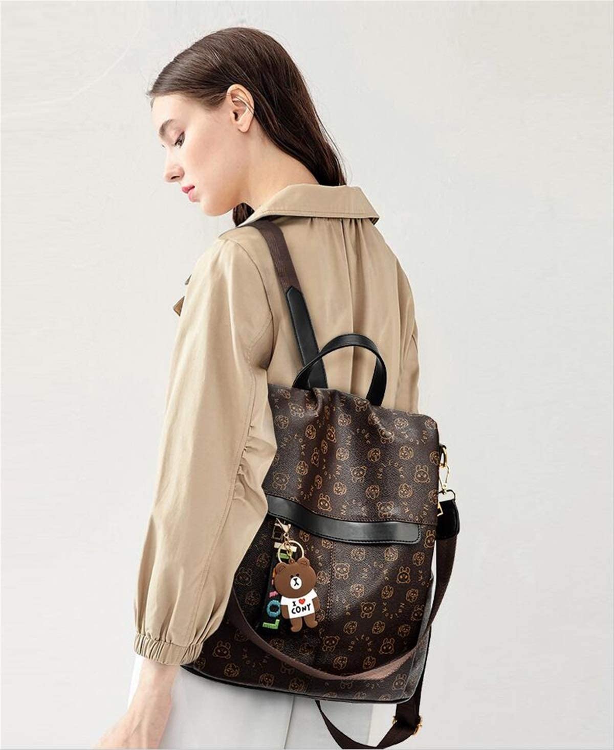 shepretty Zaino Donna Borsa Tracolla Zainetto impermeabile.