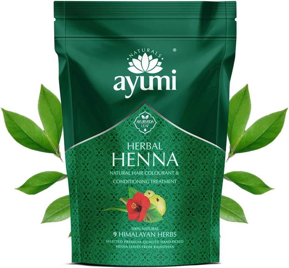 Ayumi, Herbal Henna, with 9 Himalayan Herbs, Conditioning Treatment, 1 x 150g