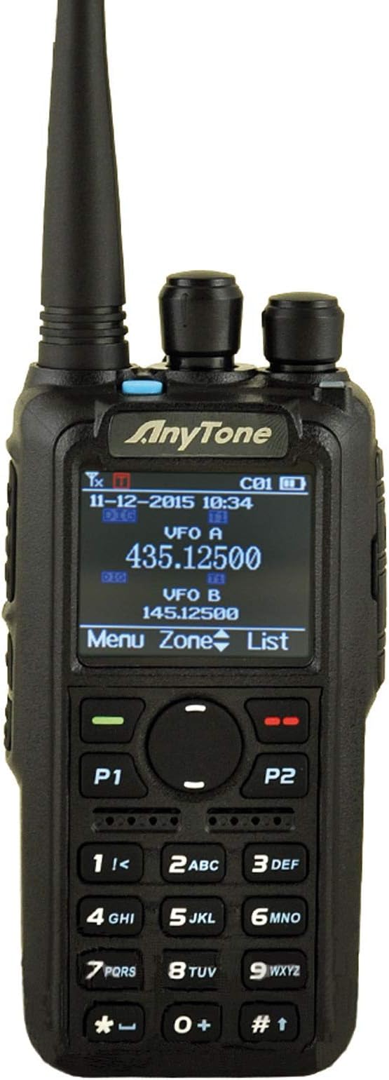 Anytone AT-D878UV PLUS DMR Dualband con Bluetooth PTT