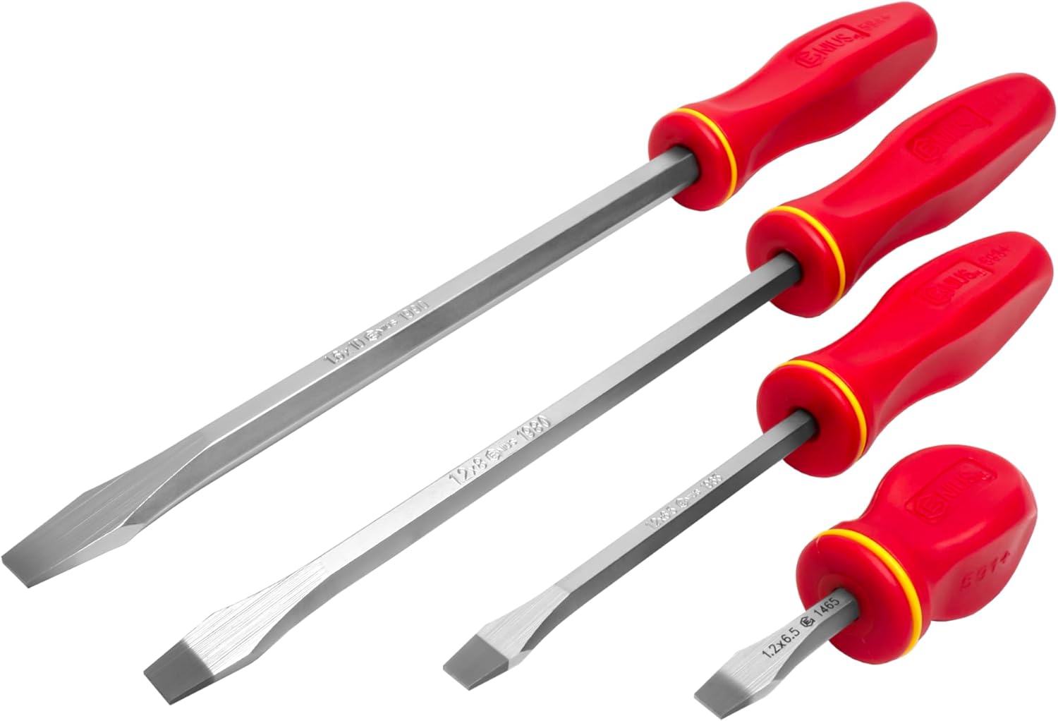 Genius Tools 8 Piece Slotted & Philips Screwdriver Set TL-508