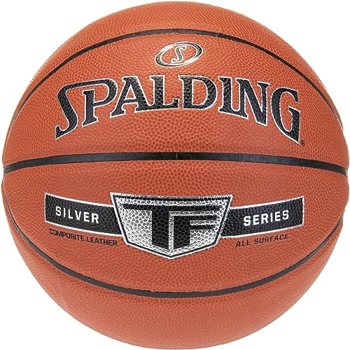 Spalding TF Silver Sz6 Composite Basketball, Naranja