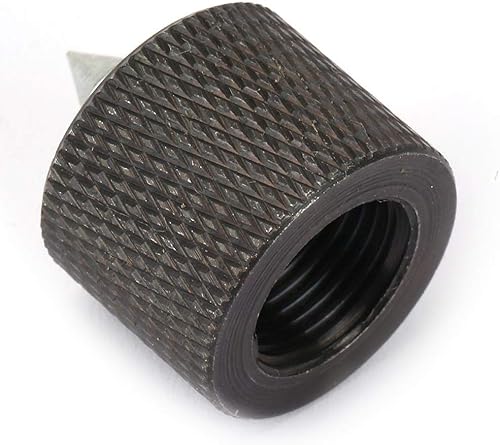 Miniatura 8 de Torno de madera con punta de carburo centro vivo centro de rotación de 0.472 in punta de carburo cono mini accesorio de torno multiusos