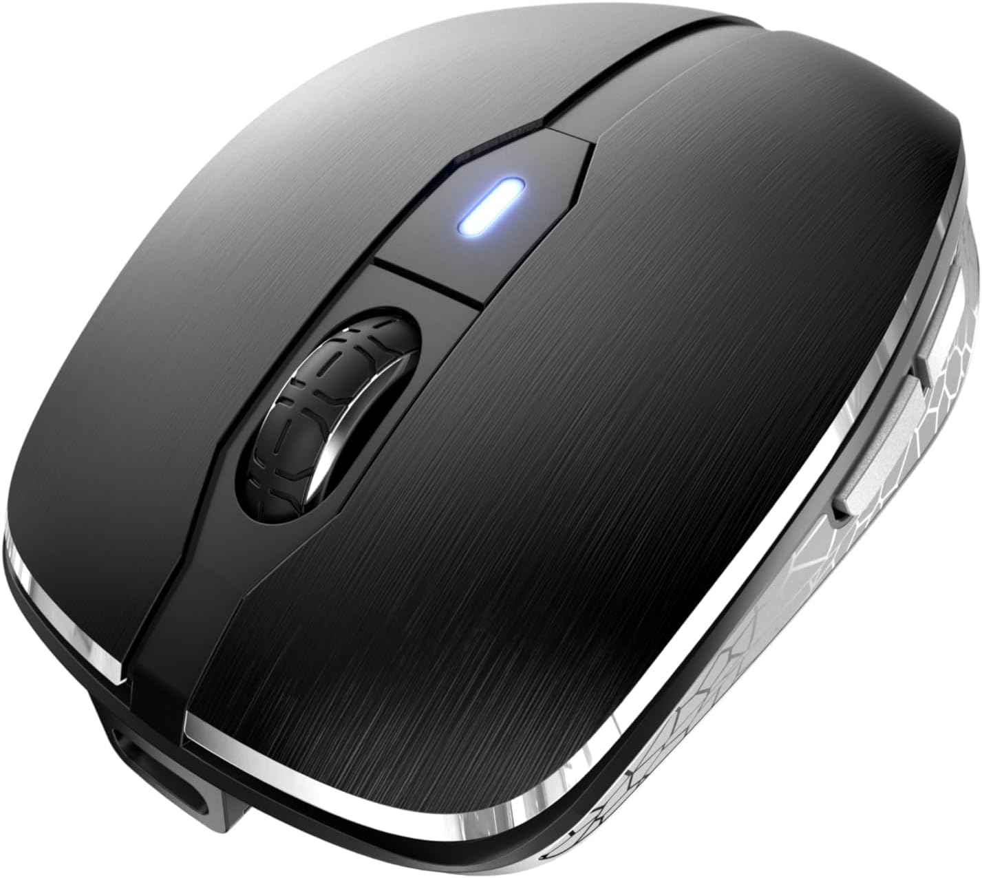 Cherry MW 8C Advanced, Wireless Mouse, Bluetooth & 2.4 GHz Connection, 4-Level Adjustable Resolution Up to 3000 dpi, Rechargeable, Incl. Transport Bag, Black