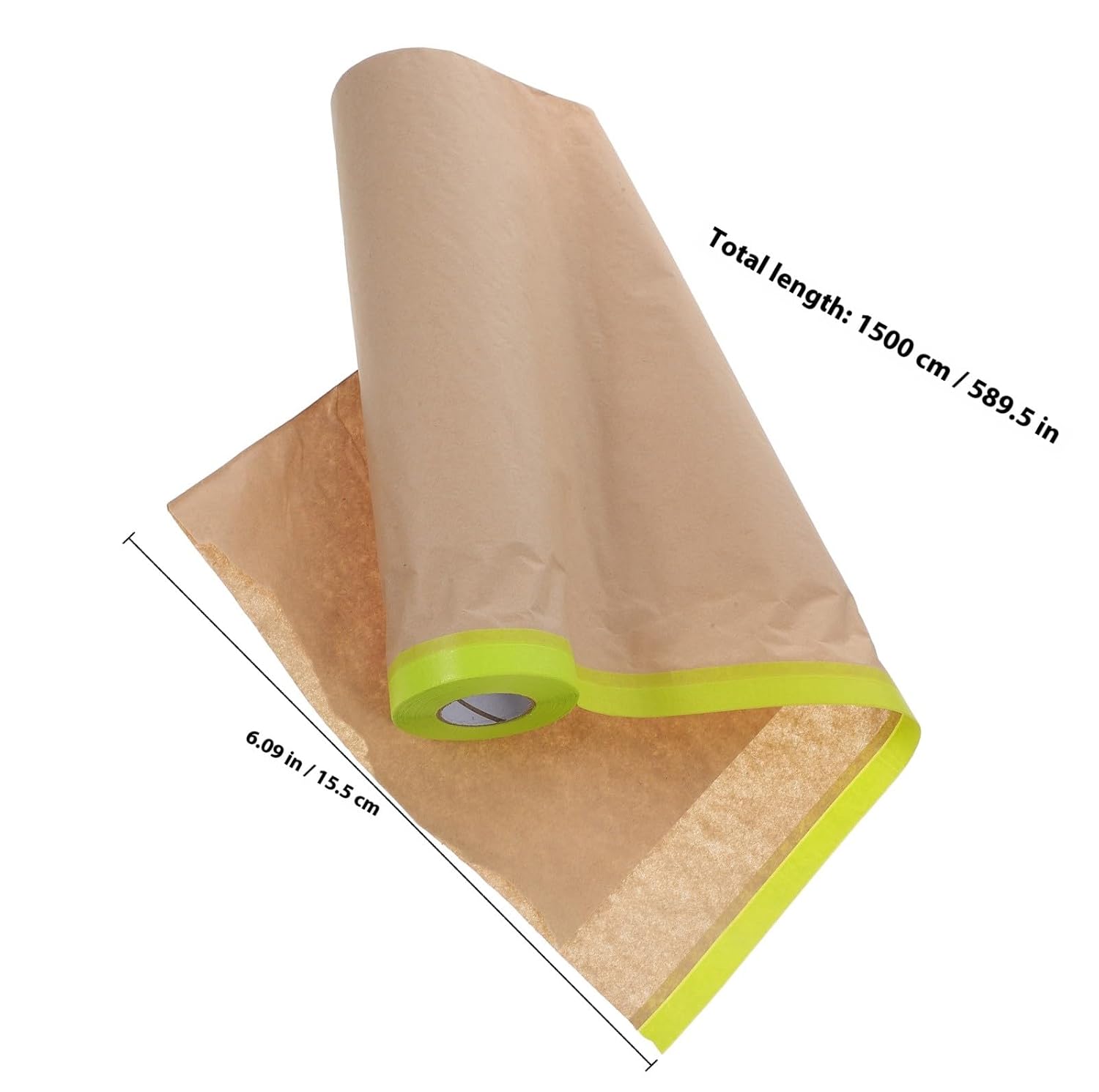 CHILDWEET 3 Rolls 6" X 50 Translucent Masking Paper Roll Floor Protection Masking Paper for Automotive Painting, Furniture Covering, and Airbrush Design Transfer