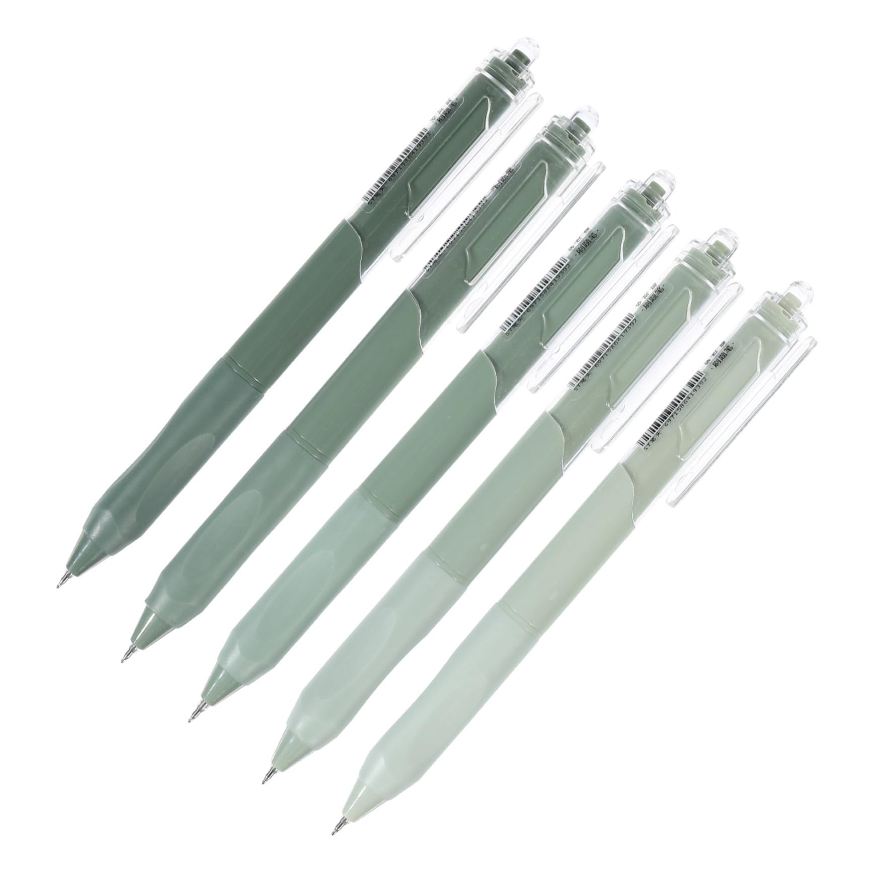 Lurrose 4 Set Gel Retrattile Design E Ergonomico Scrittura Liscia E Veloce Per Studenti E Ufficio Materiale Resistente E Leggero 5 Pezzi*4