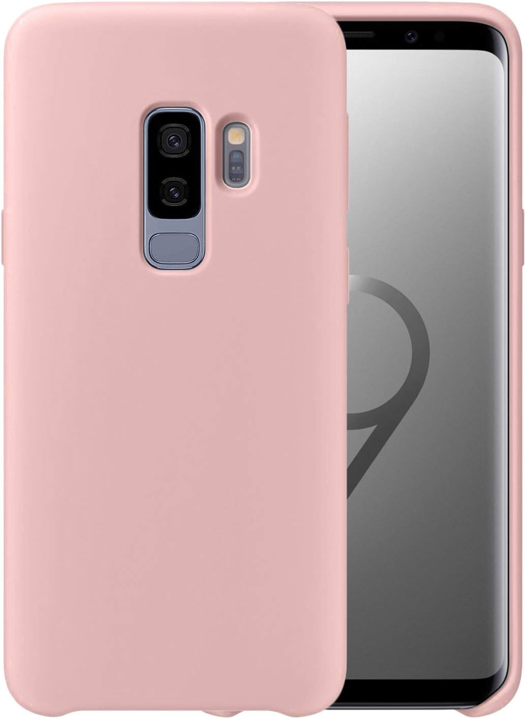 SCZW Liquid Silicone Phone Case for Samsung Galaxy S9+ S9 Plus/Full Body Protection/Shockproof/Gel Rubber/Cover Case Drop Protection