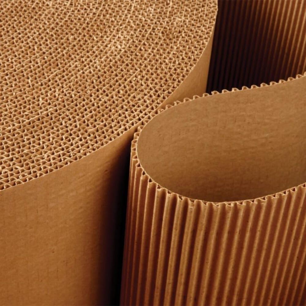 TELECAJAS | Rollo Cartón Ondulado 90 cm x 25 m | Kraft Reforzado y Resistente | Protector Ecológico para Embalaje, Mudanzas, Suelos y Trabajos de Pintura