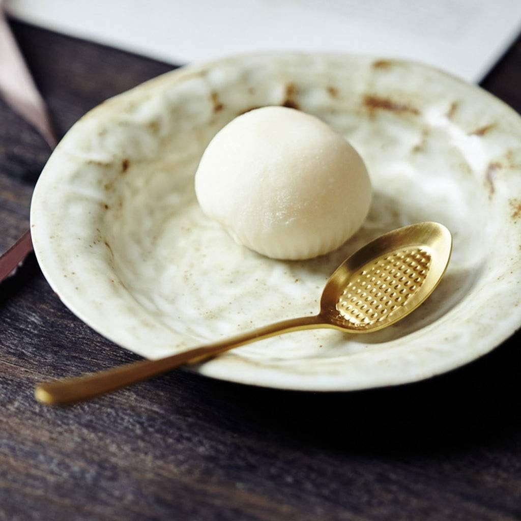 Spoon Table Spoons Five-Piece Retro Strawberry Jam Spoon Long Handle Ice Tea Ice Cream Spoon Watermelon Fruit Scraping Spoon Dessert Specialty Spoon for Home, Kitchen Or Restaurant